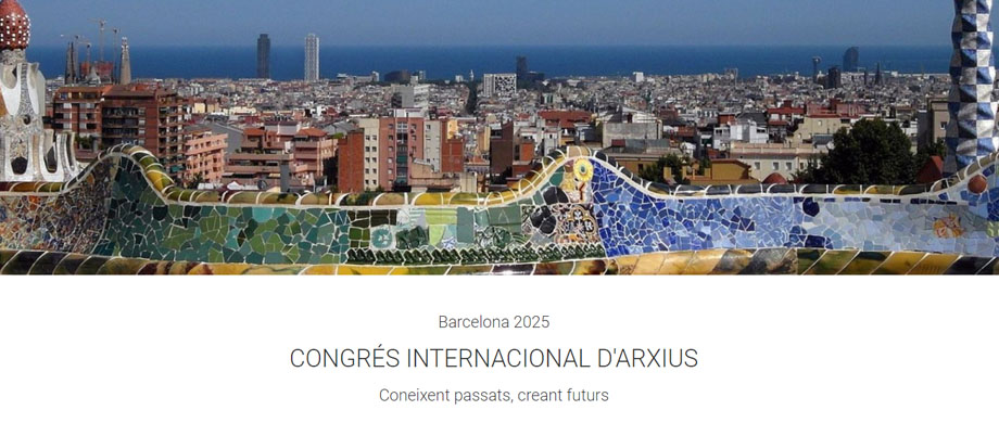 El Congrés Internacional d’Arxius, Barcelona 2025 ja té lloc web