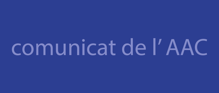 Comunicat de l’AAC referent a la cessió en comodat del fons històric de la Universitat de Barcelona a l’Arxiu Nacional de Catalunya